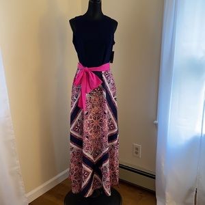 NWT Jessica Howard Maxi  Dress Sz 12